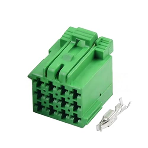DAWSAXZKL 1 Satz 12-poliger Auto-CD-Player-Autokabelstecker weiblich Kabelbaum mit Kabel 1-967622-1 1-967627-1(Male Connector,5 Sets) von DAWSAXZKL