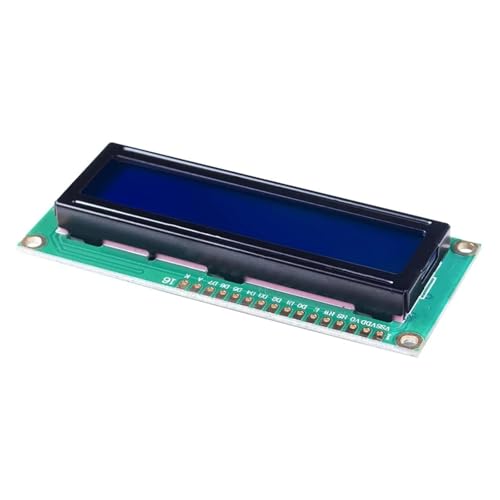 LCD1602+I2C 1602 16x2 1602A Blau/Grün-Bildschirm HD44780 Zeichen IIC/I2C Serial Interface Adaptermodul(Blue LCD1602) von DAWSAXZKL