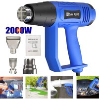 Day Plus - 2000 Watts Heißluftgebläse Heißluftfön Heizluftpistole 2 Stufen Heißluftpistole von DAY PLUS