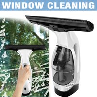 2IN-1 Wiederaufladbar Fenstersauger HEPA-Filter Fensterwischer Großer Wassertank von DAY PLUS