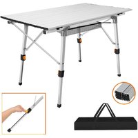 Campingtisch Koffertisch Alu Klappbar Falttisch Gartentisch Klapptisch 45-68Höhe von DAYPLUS