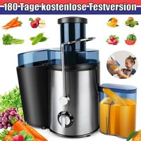 Entsafter Gemüse und Obst Juicer 500ml mit Großer Einfüllschacht 2 Modus Profi von DAY PLUS