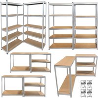 Dayplus - Lagerregal Steckregal Werkstattregal 200 cm Kellerregal Schwerlastregal 875KG Dayplus - Lagerregal Steckregal Werkstattregal 200 cm Kellerregal Schwerlastregal 875KG von DAY PLUS