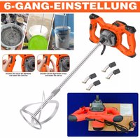 Day Plus - Mörtelrührer Rührwerk Elektrischer Mixer Betonmischer Handrührgerät 3800W 6 Gear von DAY PLUS