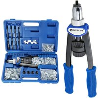 Dayplus - Nietmutternzange Gewinde Nieten Zange Set mit Stahl Nietmuttern M5 M6 M8 M10 M12 von DAY PLUS