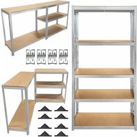 Schwerlastregal Werkstattregal Steckregal Kellerregal Lagerregal 200x100x50cm de von DAYPLUS