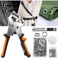 Day Plus - senzangen Set Profi Ösenzange mit Hebeltechnik Sichere Ösenpresse 10mm mit Ösen von DAY PLUS