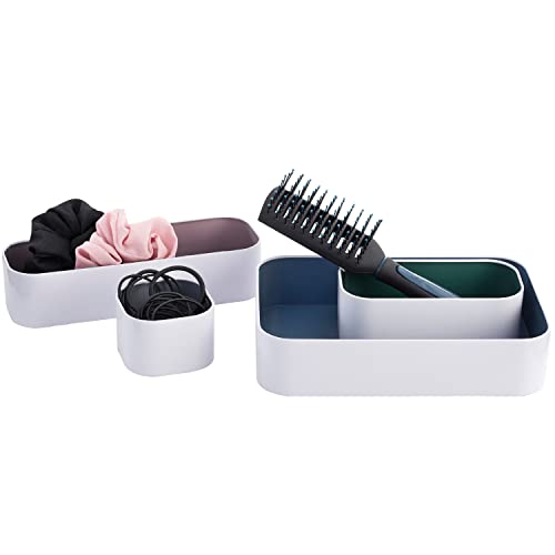 DAY - USEFUL EVERYDAY Aufbewahrungsboxen 4er Set pastellfarben | Multifunktionale Organizer aus Metall | Bunte Schachteln in skandinavischem Design von DAY - USEFUL EVERYDAY