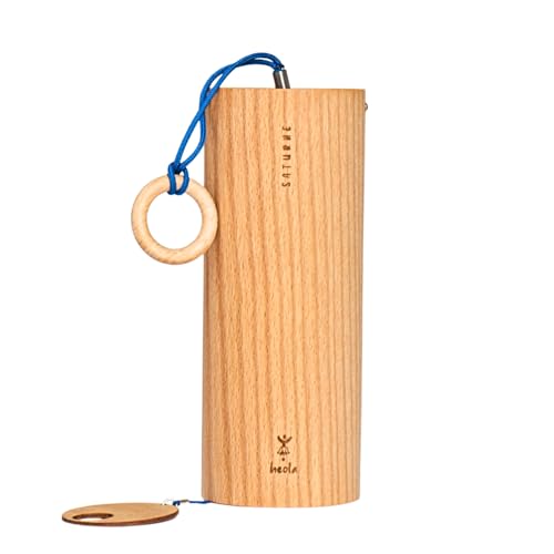 Heola Klangspiel Saturn - aus Buche - Handgefertigtes Windspiel aus Holz für Yoga, Meditation, Entspannung | Haus und Garten | Planetenklangspiel Heola Klangspiel Saturn - aus Buche - Handgefertigtes Windspiel aus Holz für Yoga, Meditation, Entspannung | Haus und Garten | Planetenklangspiel von DAYASA