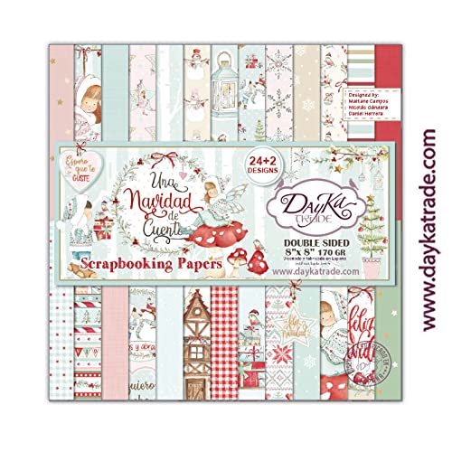 DAYKA Scrapbooking-Set mit Märchenmotiv, 20 x 20 cm von Dayka Trade
