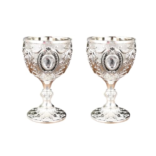2pcs 30ml Weingläser Vintage Mittelalterlich Goblet Trinkglas Trinkbecher Kommunionen Party Haushaltsgeschenk 2pcs 30ml Weingläser Vintage Mittelalterlich Goblet Trinkglas Trinkbecher Kommunionen Party Haushaltsgeschenk von DAYLIGHE