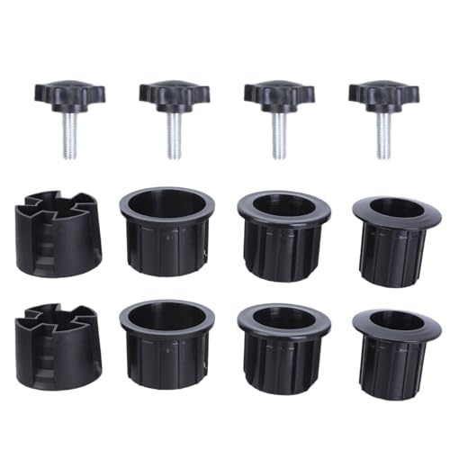 DAYLIGHE 12pcs Regenschirm Basisständer Ersatz Teil Patio Regenschirm Basisersatz Teil Outdoor Dach Loch Ringe Steckerabdeckungen von DAYLIGHE