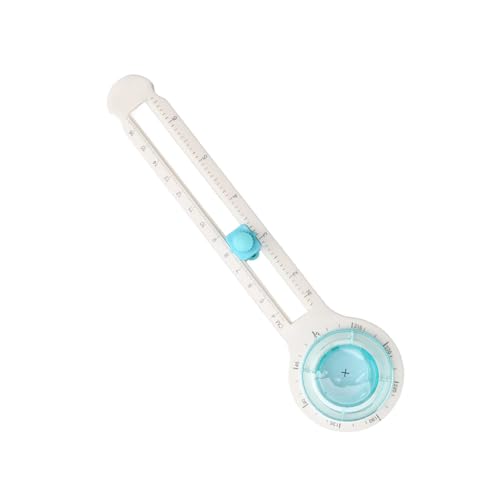 DAYLIGHE Doppelter Maßstab Mit Abnehmbarem Schneidkopf Einstellbarer Kreisförmiger Papierschneider Scrapbooking Werkzeug von DAYLIGHE