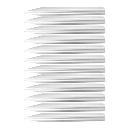 DAYLIGHE Set Von 12 Laborlöffeln 6 Zoll Lang Metallmetallmischung Spatel Probe Löffel Für Übertragungs Und Mischungspulverpasten von DAYLIGHE