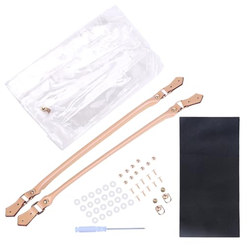 Geldbeutel Taschen Kit Clear PVC Bastelwerkzeugset Handgefertigtes Handtaschen Messenger Geschenktüten Accessoires Für Frauen Girls Bag Make Making Kit Für Mädchen von DAYLIGHE