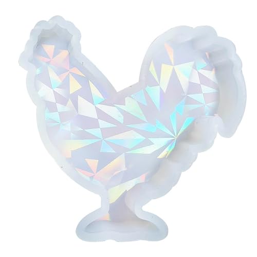 DAYLIGHE Rooster Tierstatue Silikonkerzenformen Für Epoxidharz Kerzenseife Machen Home Dekoration Gips Silikonformen Temperaturbeständig von DAYLIGHE