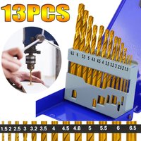 Dayplus - 13PCS hss Spiralbohrer Set Metall Titan 1/16-1/4 Sechskantschaft Bits Werkzeug von DAYPLUS