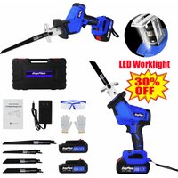 21V Säge Elektrische Akku-Elektrowerkzeuge Tragbare 0-1900SPM Variable,mit 2X Lithium-Ionen-Batterie von DAY PLUS