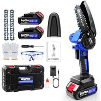 4 Zoll Akku Kettensäge 3600W Mini Handkettensäge Motorsäge Baumsäge Mit 2X Akku 4 Zoll Akku Kettensäge 3600W Mini Handkettensäge Motorsäge Baumsäge Mit 2X Akku von DAYPLUS