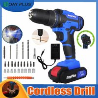 Dayplus - 45Nm Akkuschrauber 21V Akku Bohrmaschine, 26 pcs Akkuschrauber Set mit 1 Akku Bohrschrauber von DAY PLUS