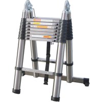 5m (2.5M+2.5M )A-förmigeTeleskopleiter Anlegeleiter Leiter Klappleiter Stehleiter Tragbar von DAYPLUS