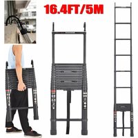 5m Alu Teleskopleiter Stehleiter Anlegeleiter Multifunktionsleiter 2pc Haken 5m Alu Teleskopleiter Stehleiter Anlegeleiter Multifunktionsleiter 2pc Haken von DAYPLUS