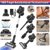 6 IN 1 Cordless Akku Staubsauger Handstaubsauger Hohe Saugkraft 3000mAh Akkus von DAYPLUS