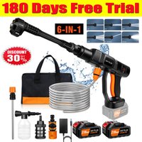 6 in 1 Elektro Hochdruckreiniger 6000W 380bar Flächenreiniger Dampfstrahler Akku von DAYPLUS