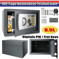 Dayplus - 8.5L Elektronisch Safe Tresor mit Zahlencode+Notschlüssel Geld Möbel Tresor Groß von DAYPLUS