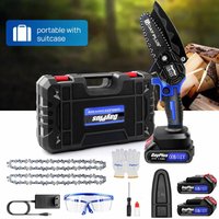 Akku Kettensäge 4' Zoll Mini Elektro Kettensägen Handkettensäge Mit 2 Akku Akku Kettensäge 4' Zoll Mini Elektro Kettensägen Handkettensäge Mit 2 Akku von DAYPLUS