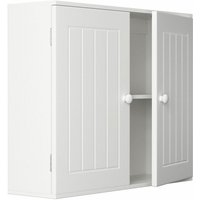 Dayplus - Badezimmer Wand Kabinett Medizin Kabinett Speicher Organiser Schrank, mit 2 Türen von DAYPLUS
