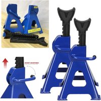 Dayplus - 2 stck. 3Ton Achsständer Autoheber Ratsche strapazierfähig Wagenheber Schwerlast Dayplus - 2 stck. 3Ton Achsständer Autoheber Ratsche strapazierfähig Wagenheber Schwerlast von DAYPLUS