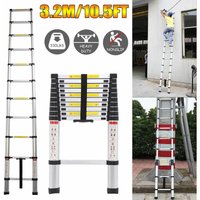 Dayplus - 3,2m Alu Teleskopleiter Stehleiter Leiter Anlegeleiter Mehrzweckleiter Kompakt EN131 Standards Dayplus - 3,2m Alu Teleskopleiter Stehleiter Leiter Anlegeleiter Mehrzweckleiter Kompakt EN131 Standards von DAYPLUS