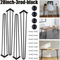 4x Hairpin Legs Hairpins Tischkufen Haarnadelbeine Tischbeine Austauschbare 28 von DAYPLUS