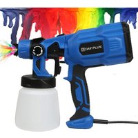 Dayplus - 550W Farbsprühsystem Elektrische Farbspritzpistole Farbsprühpistole mit 3 Sprühmustern, 800ml, 100-450ml/Min, einstellbarem Luftstrom und von DAYPLUS