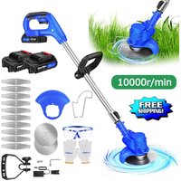 6000W Akku Rasentrimmer Grasschneider Freischneider mit 2X Akku Trimmer Motorsense 6000W Akku Rasentrimmer Grasschneider Freischneider mit 2X Akku Trimmer Motorsense von DAYPLUS