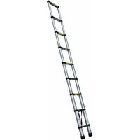 Dayplus - Alu Teleskop Zusammenklappbare Loft Folding Hatch Dachgeschoss Treppe Leiter 2.6m/8.5ft von DAYPLUS