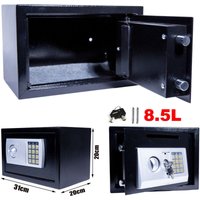 Dayplus - Elektronischer Safe Tresor Feuerfest m beltresor Geldschrank Digital & Schl ssel 8.5L von DAYPLUS