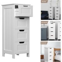 Dayplus - Moderne Wohnzimmer Set Schrank Stand Unit Schrank Bad Möbel 4 Schublade Regal von DAYPLUS