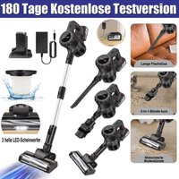 Staubsauger Akku Handstaubsauger kabellos beutellos 6-in-1 Wandladestation 2025 von DAYPLUS