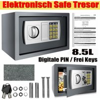 Dayplus - Elektr. Tresor Box Elektronischer Safe Boden Wandtresor Möbeltresor 31CM / 8.5L von DAYPLUS