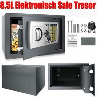 Dayplus - Elektronik Tresor mit zahlenschloss 31x20x20cm 8.5L Doppelstahlbolzen Wandtresor von DAYPLUS