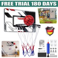 Dayplus - Kinder Basketballkorb Indoor Netz Basketball mit Ball Pro Backboard Playset Dayplus - Kinder Basketballkorb Indoor Netz Basketball mit Ball Pro Backboard Playset von DAYPLUS