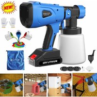 Li Akku Farbsprühsystem Set 1000ml Elektrische Farbspritzpistole Für Renovieren Li Akku Farbsprühsystem Set 1000ml Elektrische Farbspritzpistole Für Renovieren von DAYPLUS