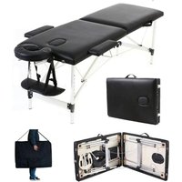 Massagetisch Höhenverstellbar Massageliege Massagebank Mobile Kosmetikliege Klappbar Leicht Tragbar 2 Zone Aluminium-Füßen mit einer Tragetasche (bis Massagetisch Höhenverstellbar Massageliege Massagebank Mobile Kosmetikliege Klappbar Leicht Tragbar 2 Zone Aluminium-Füßen mit einer Tragetasche (bis von DAYPLUS