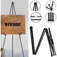 Dayplus - Portable Künstler Staffelei Stand schwarz Staffelei einstellbar Display für Hochzeit Malerei von DAYPLUS