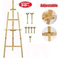 Staffelei Holz Atelierstaffelei Buchenholz Standstaffelei Holzstaffelei 69inch von DAYPLUS