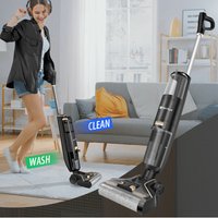 Staubsauger Hoover 3 IN 1 Wischfunktion Handstaubsauger Spülbarer Bodenwäscher von DAYPLUS