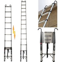 Teleskopleiter 5M/16.5FT ,13 Stufen ,Anti-Rutsch,Soft-Close-System Ausziehleiter Teleskopleiter 5M/16.5FT ,13 Stufen ,Anti-Rutsch,Soft-Close-System Ausziehleiter von DAYPLUS