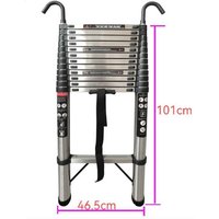 Teleskopleiter Anlegeleiter Leiter Klappleiter Stehleiter Mehrzweckleite 16.5FT / 5m Teleskopleiter Anlegeleiter Leiter Klappleiter Stehleiter Mehrzweckleite 16.5FT / 5m von DAYPLUS